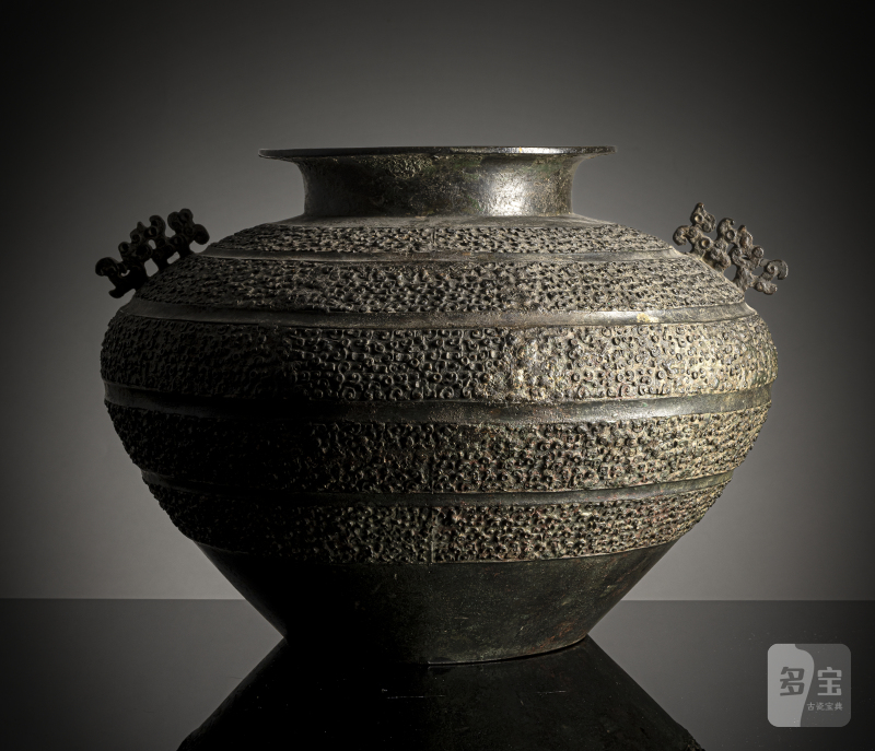 An archaic bronze vessel 'ling' - 图2